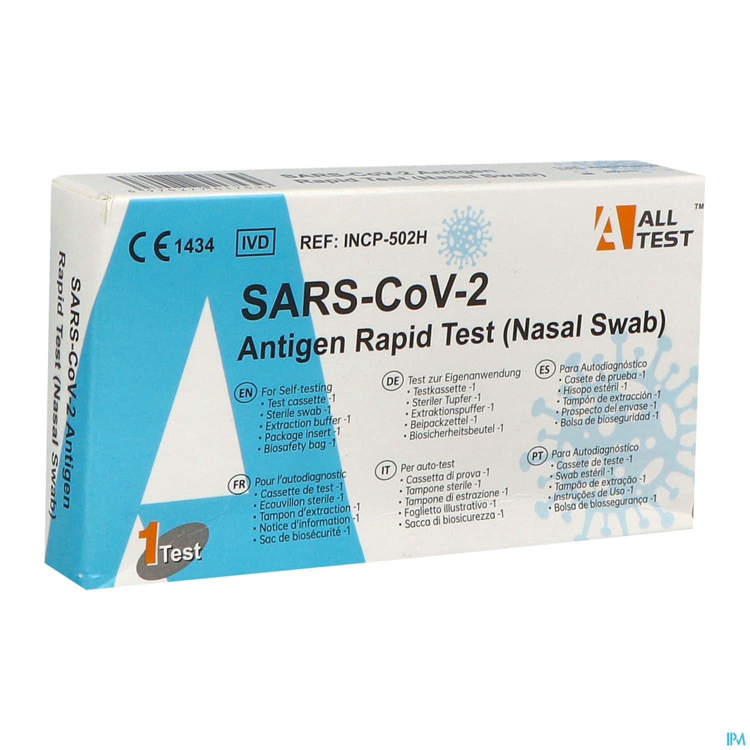 Alltest Autotest Antigenique Nasal Covid 19 Test 1