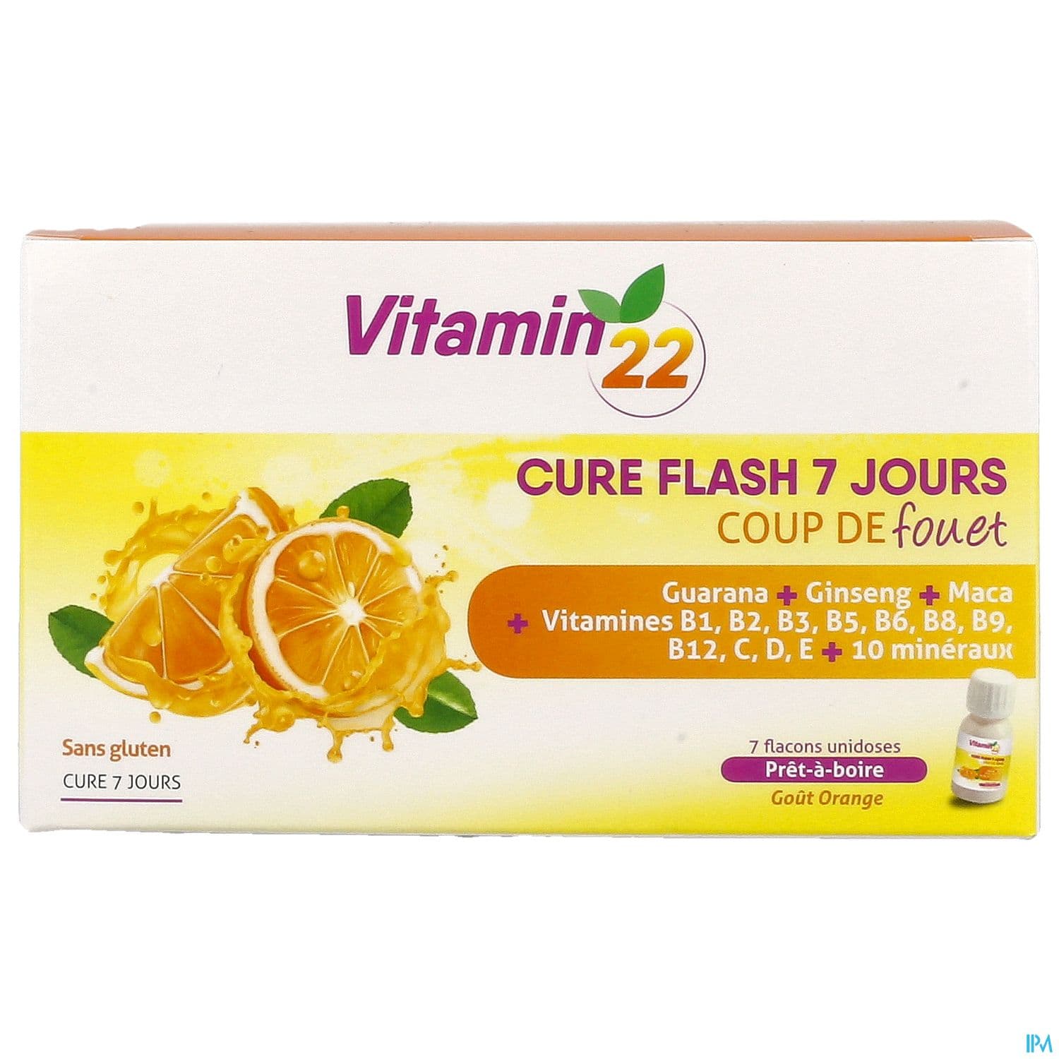 Vitamin 22 Cure Flash 7 Jours Unidose 30ml X7