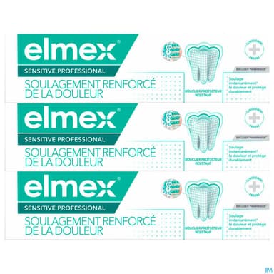 ELMEX DENT SENSITIV PRO 75ML X3