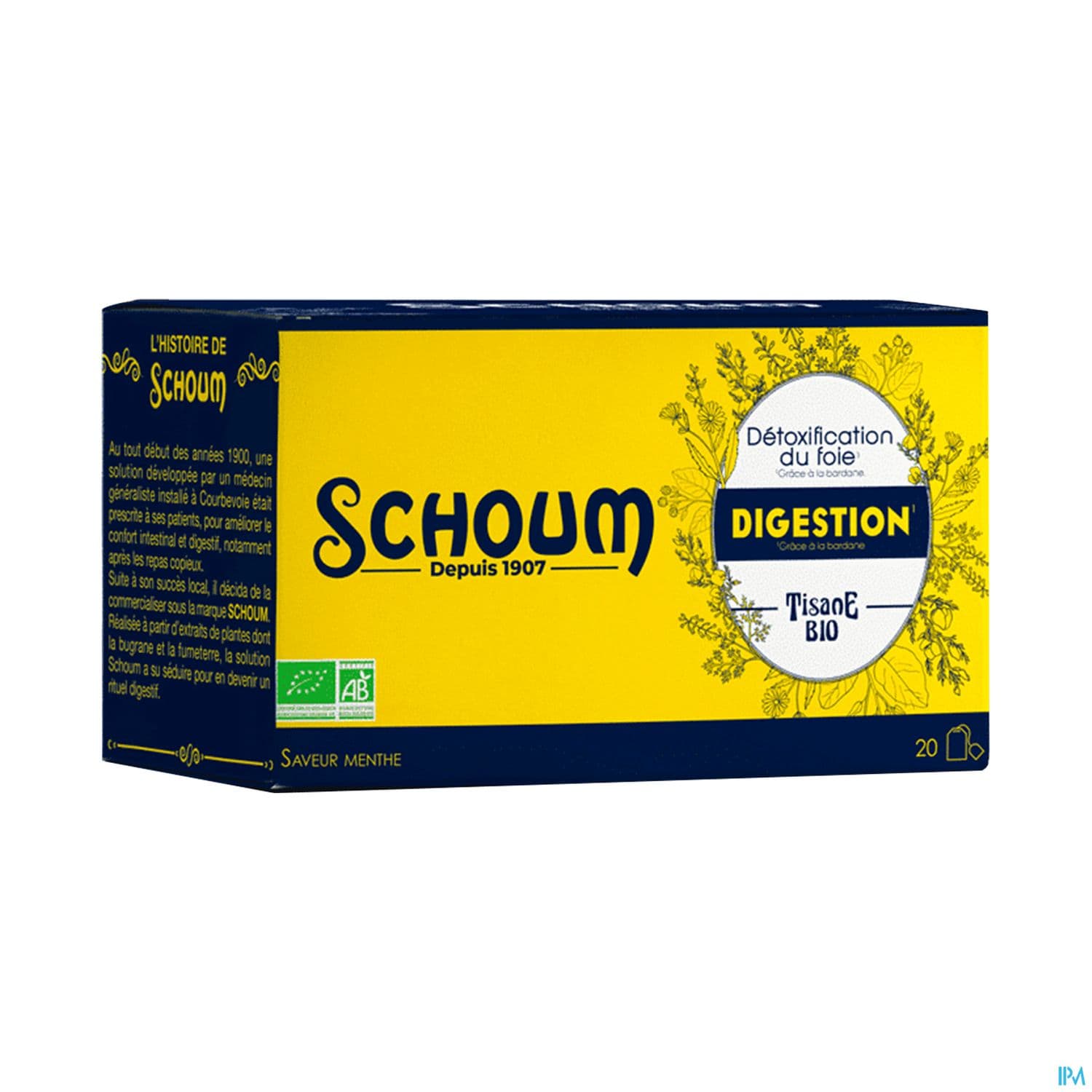 SCHOUM DIGESTION TISANE BIO SAC 20