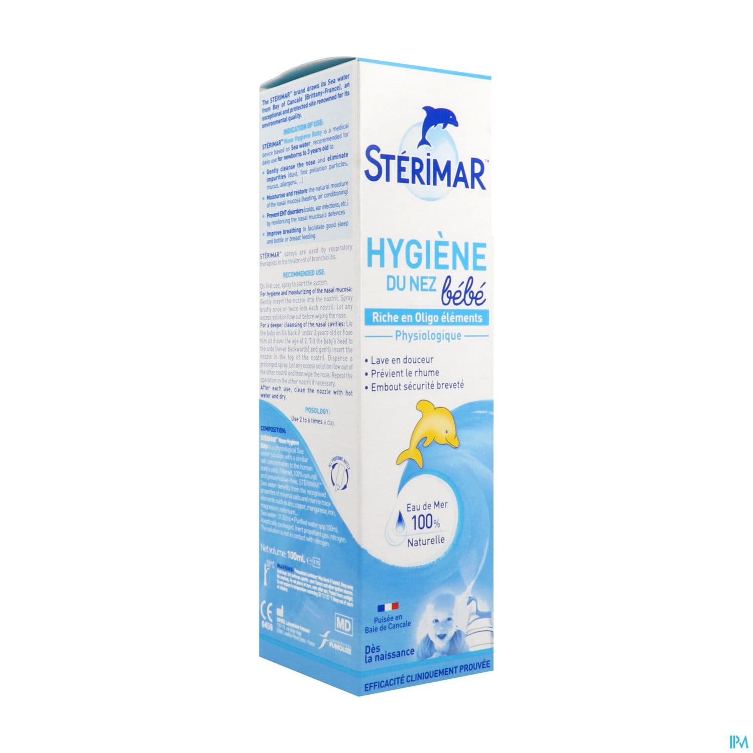 Sterimar Bebe Hygiene Nez Solution Nasale 100ml