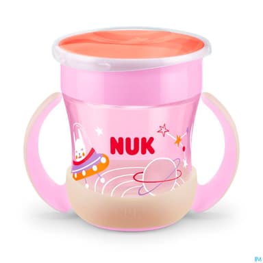 NUK MINI MAGIC CUP TASSE +6M ROSE