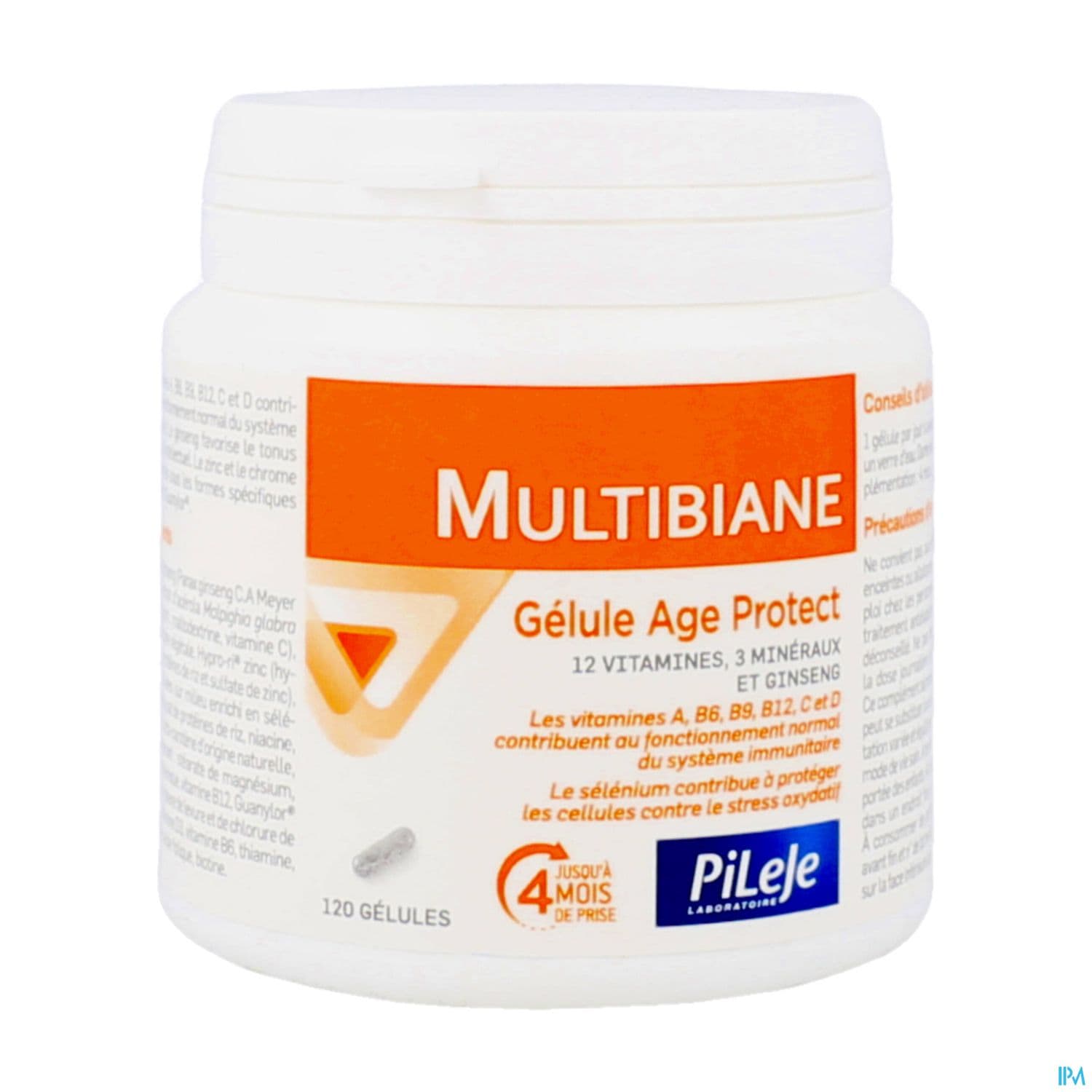 Pileje Multibiane Age Protect Gelule 120