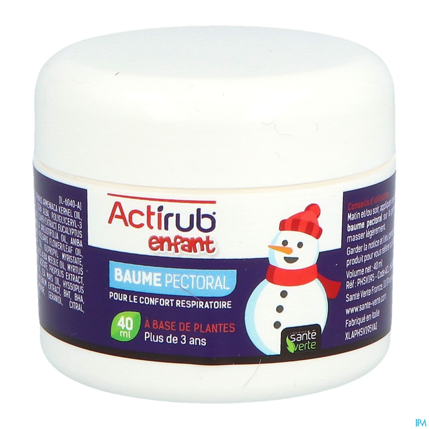 ACTIRUB SANTE VERTE BAUM PECT 40ML