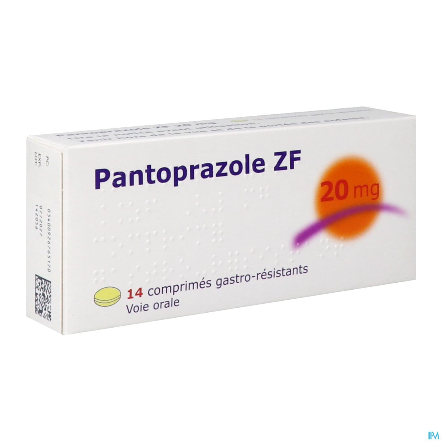 PANTOPRAZOLE 20MG ZF CPR 14