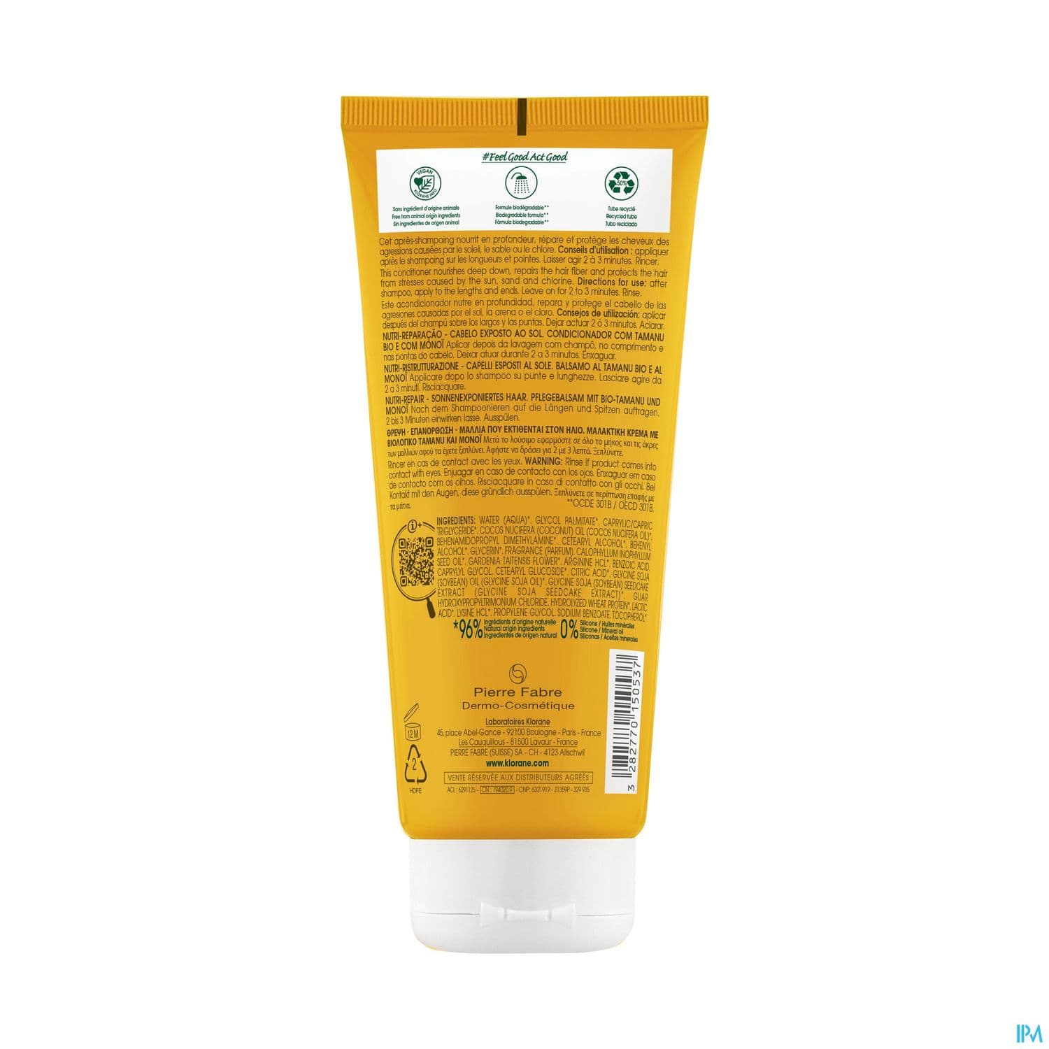 KLORANE AP/SH TAMANU MONOI 200ML