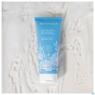 Berdoues Gel Douche Reconfortant Musc Blanc Lin 200ml