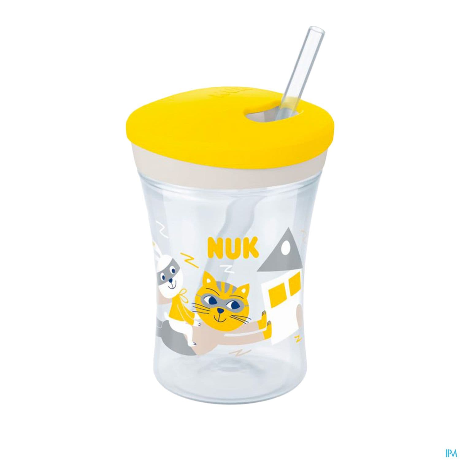 Nuk Action Cup Paille Silicone Mixte 12m+