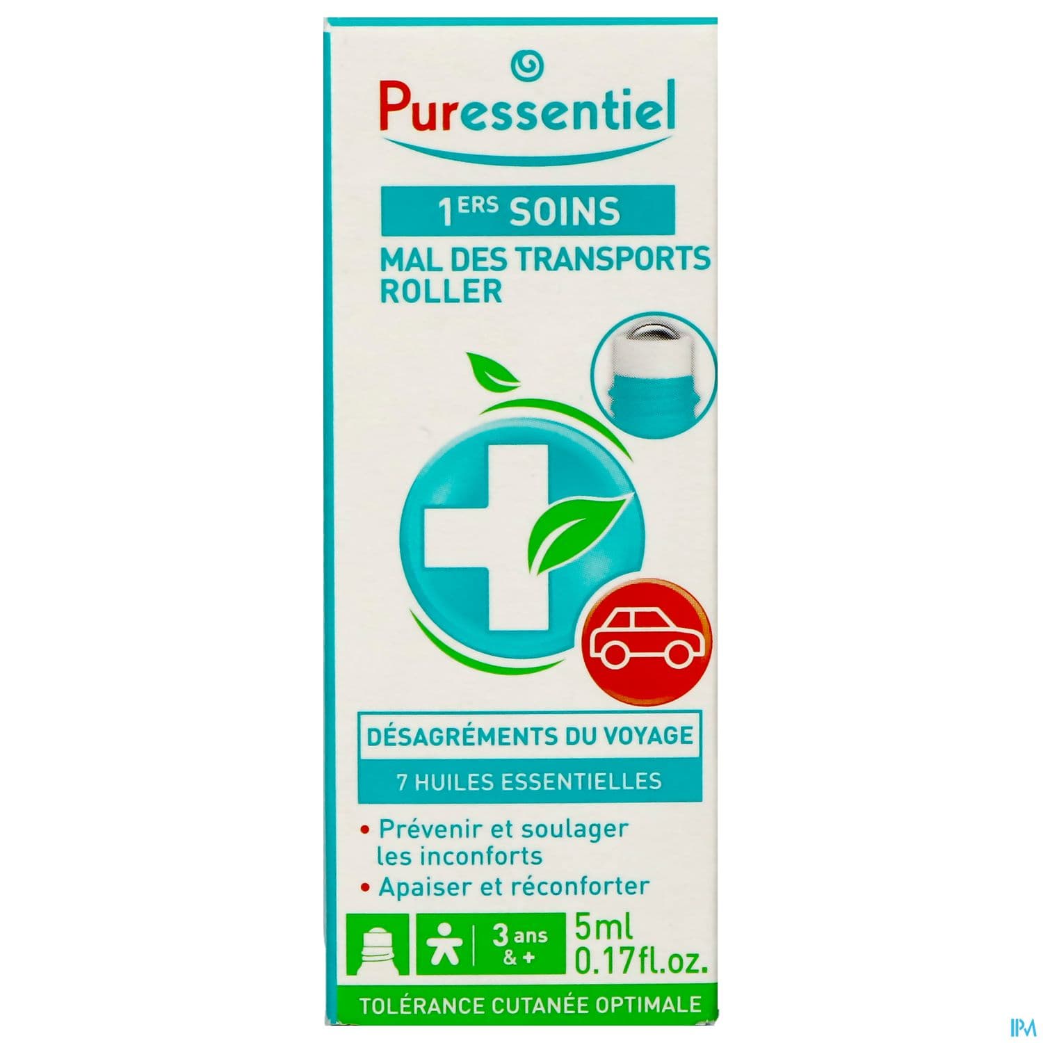 PURESSENTIEL ROLLER MAL TRANSP 5ML