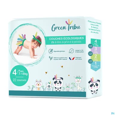 Green Tribu Couches Bebe Maxi T4 7/18kg 22