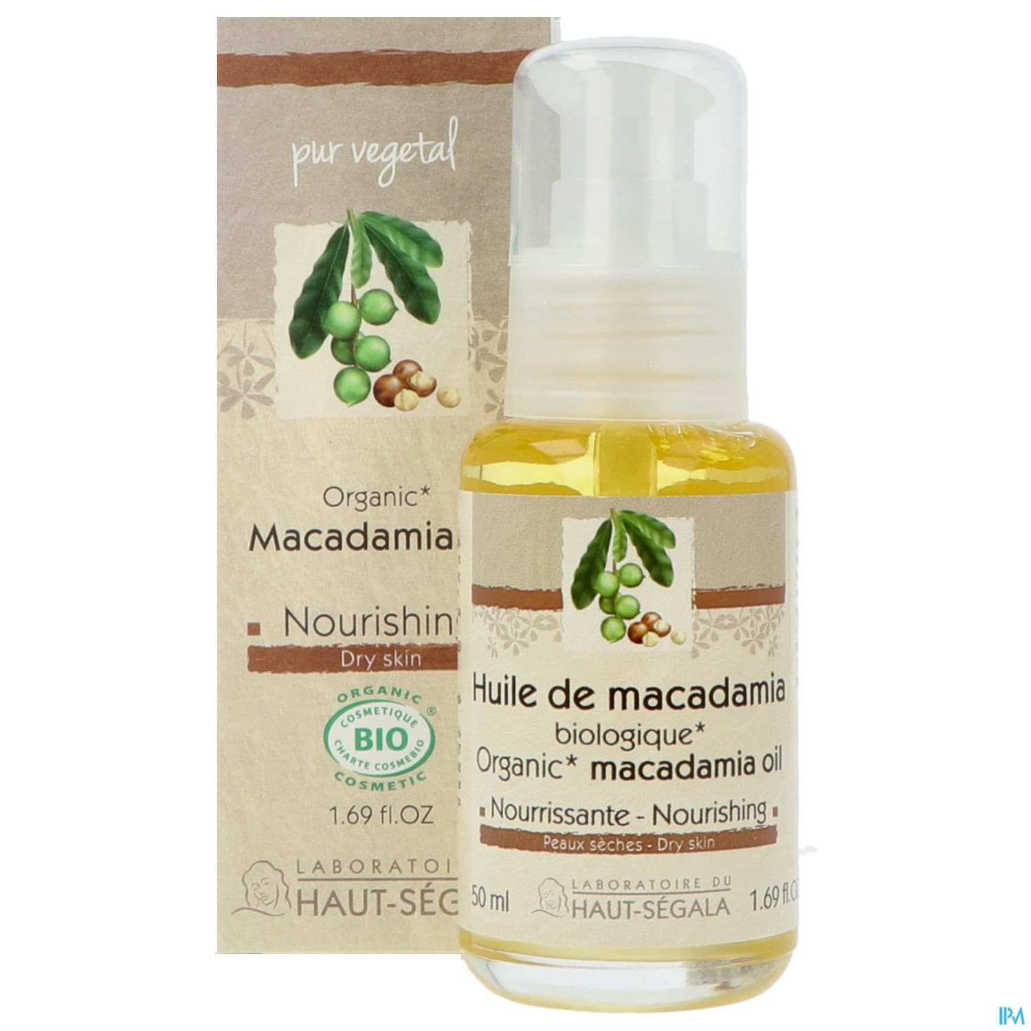 Laboratoire Du Haut-segala Huile Vegetale Bio De Macadamia Biologique 50ml