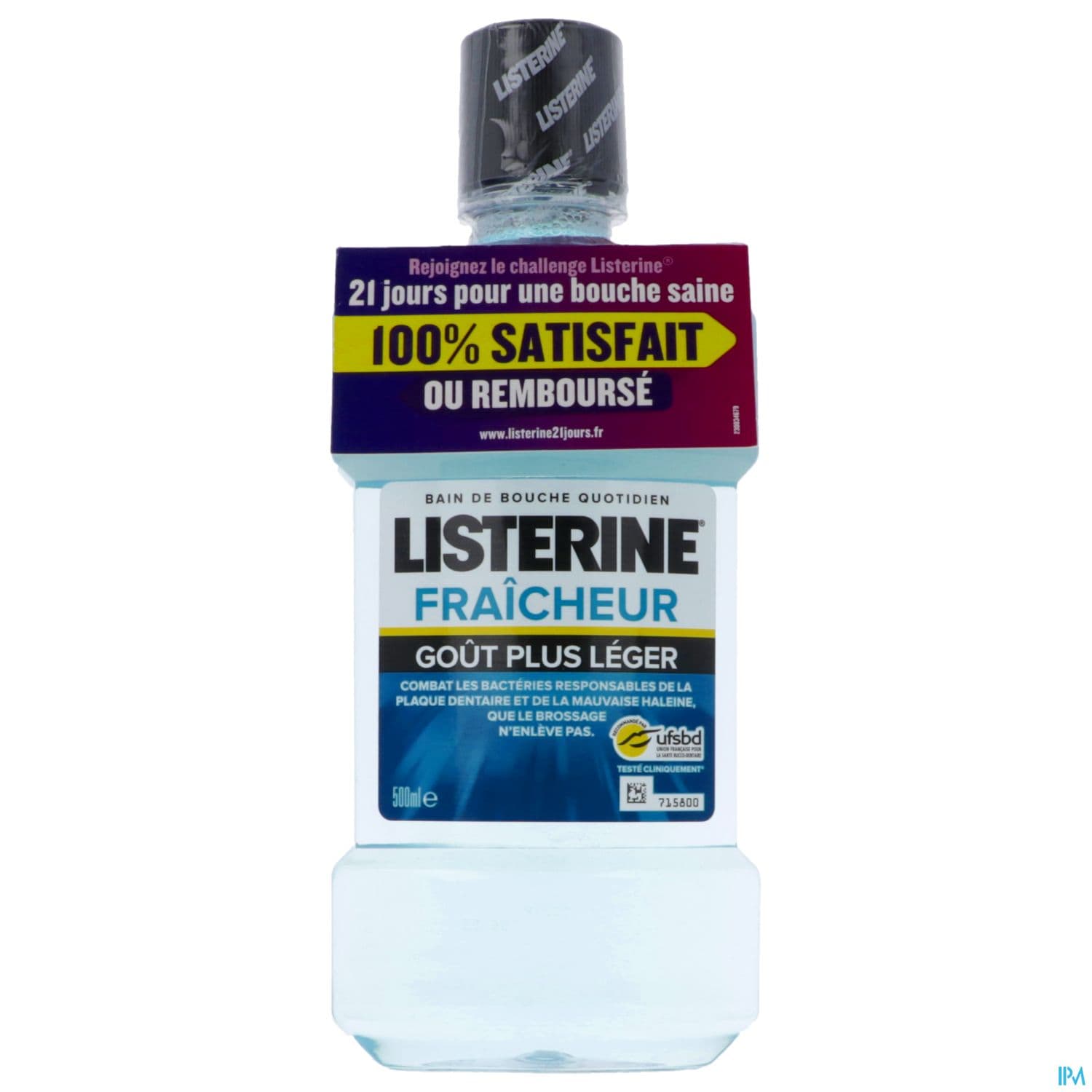 LISTERINE B/BOUC FRAICH S/ALC500ML