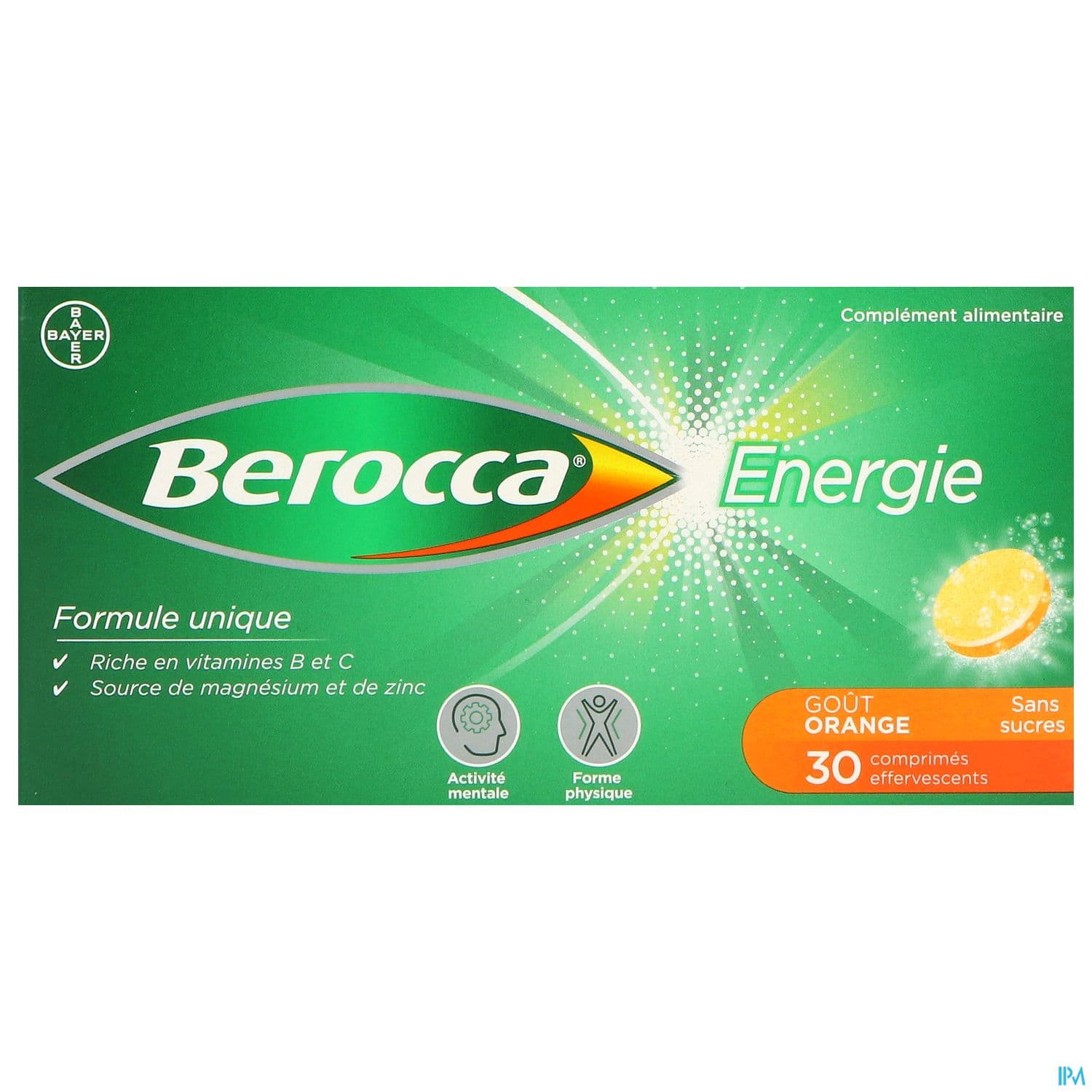 BEROCCA ENERGIE ORANGE CPR EFF 30