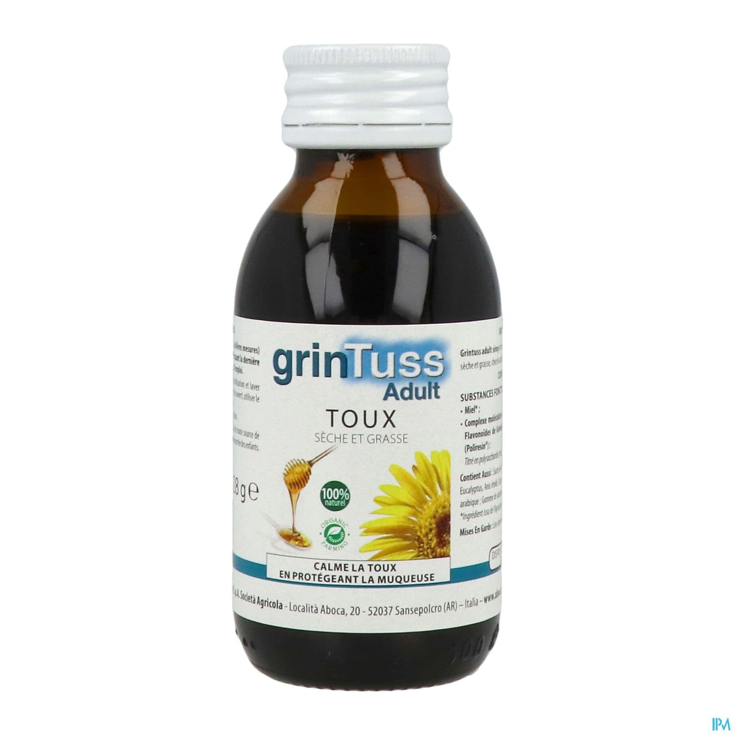 GRINTUSS TOUX SIROP ADULTE 128G