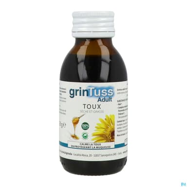 GRINTUSS TOUX SIROP ADULTE 128G