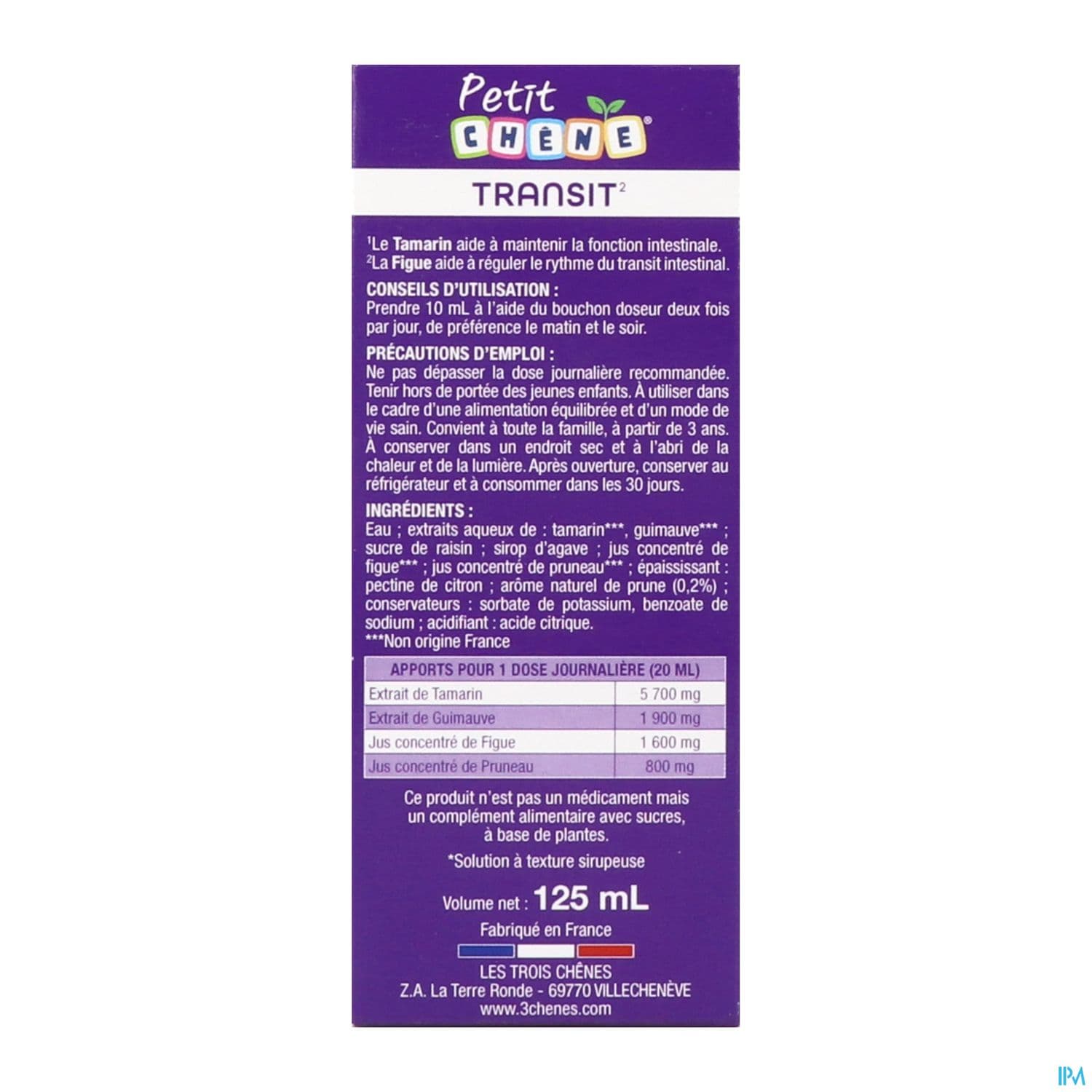 PETIT CHENE TRANSIT 125ML