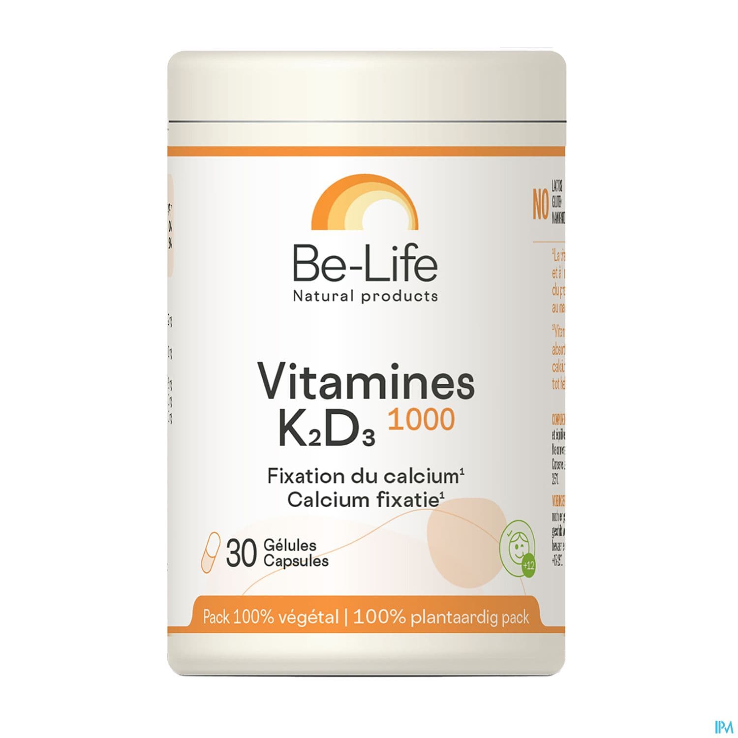 BE-LIFE VIT K2 D3 1000 GELUL 30