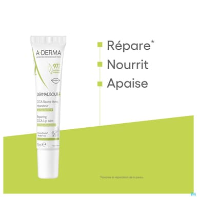 A-DERMA DERMALIBOUR CICA+ LEVRE 15