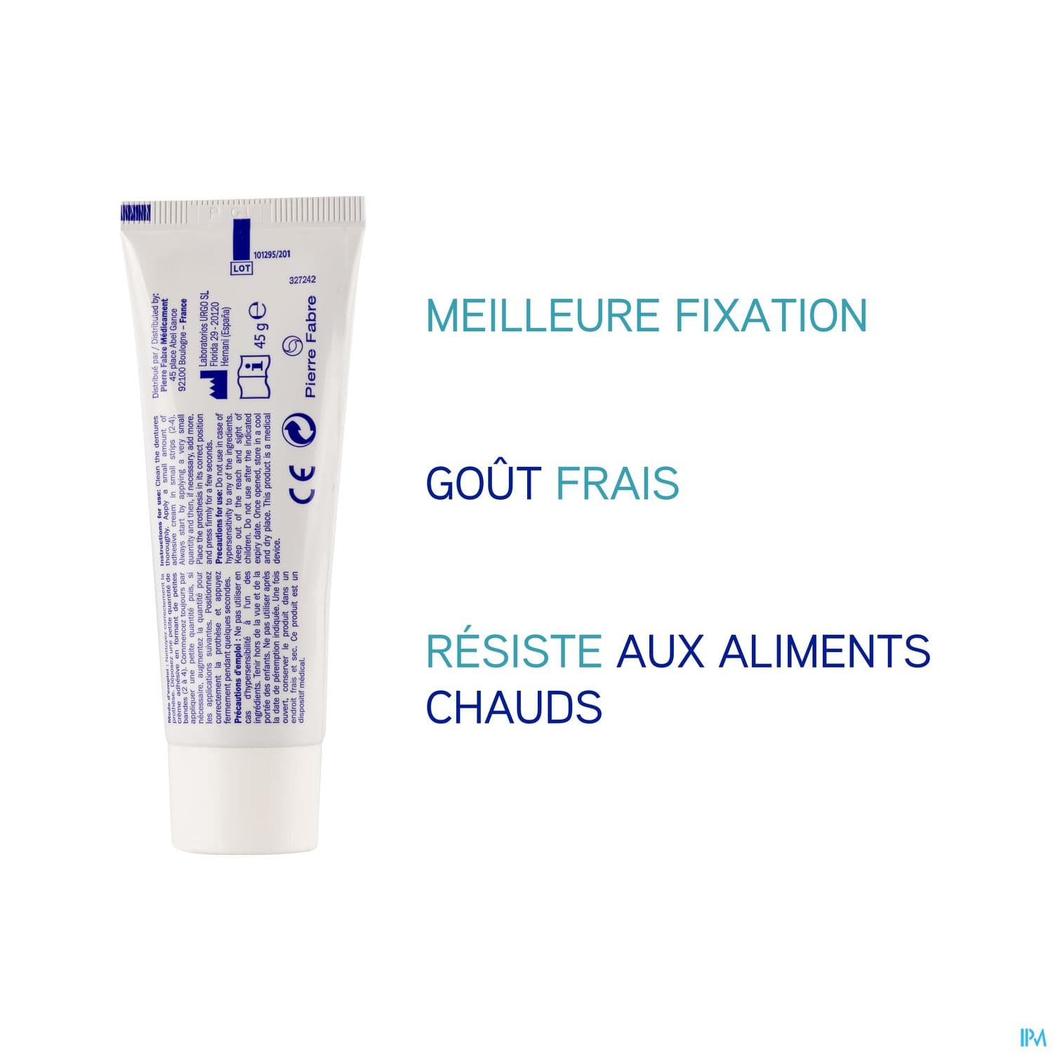 Elgydium Fix Fixation Extra Forte Creme Fixative Gout Frais 45g