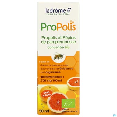 Ladrome Propolis Pepins Pamplemousse Bio 50ml