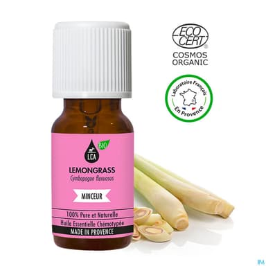 Lca Huile Essentielle De Lemongrass Bio 10ml