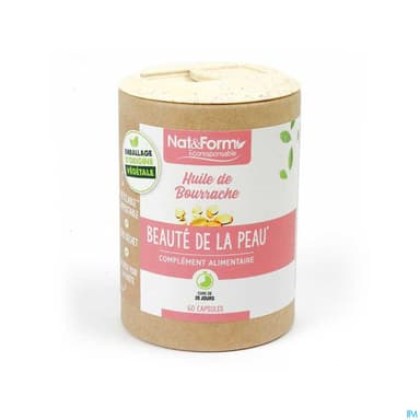 NAT&FORM ECO BOURRACHE CAPS60