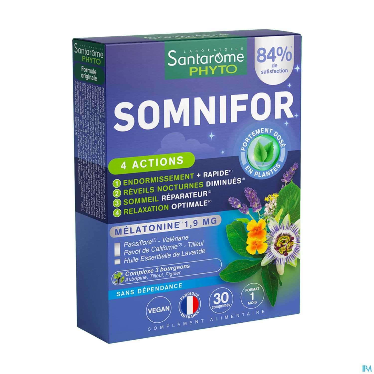 Santarome Somnifor 4 Actions Comprime 30