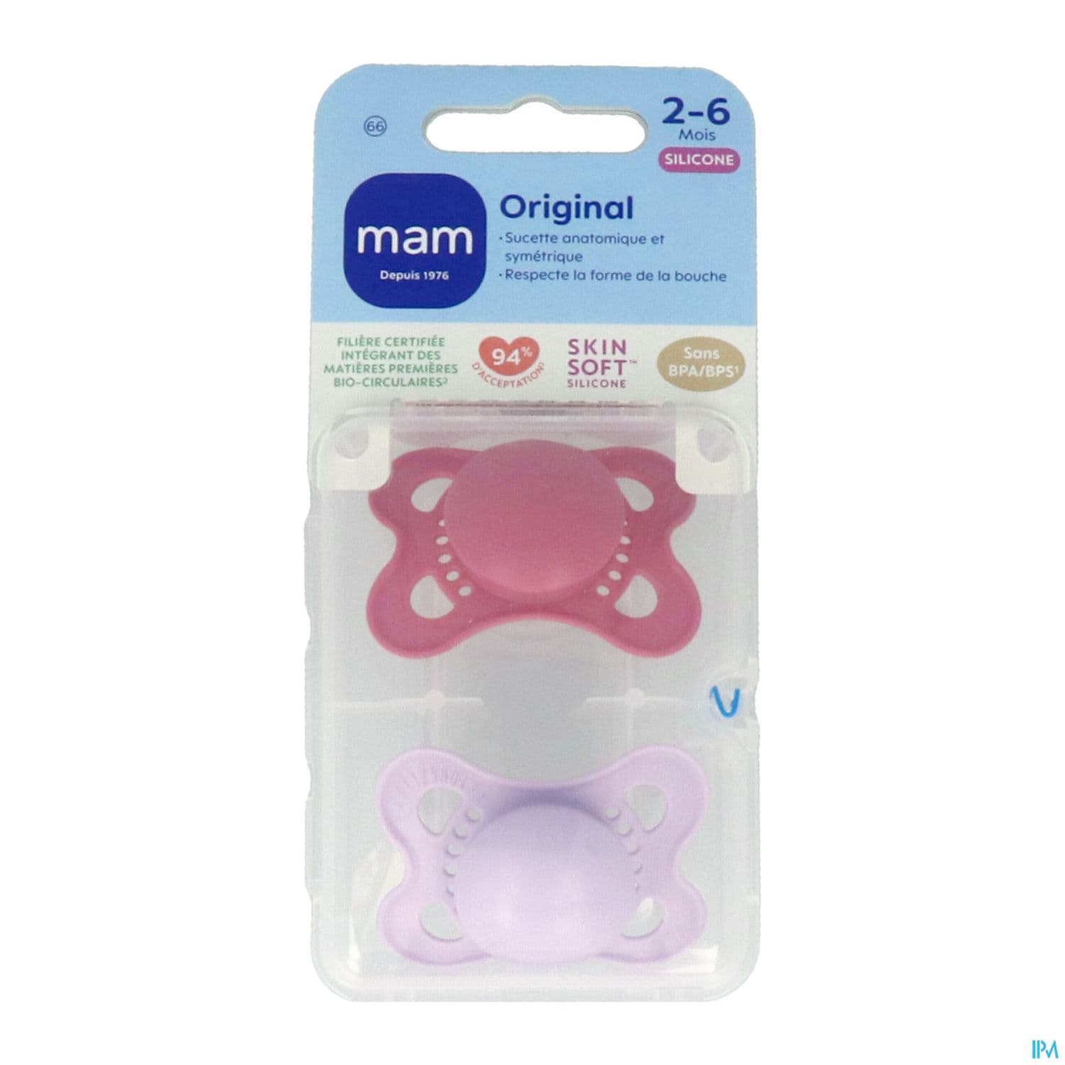 SUCET MAM ORIGIN TEND SIL 2-6M X2