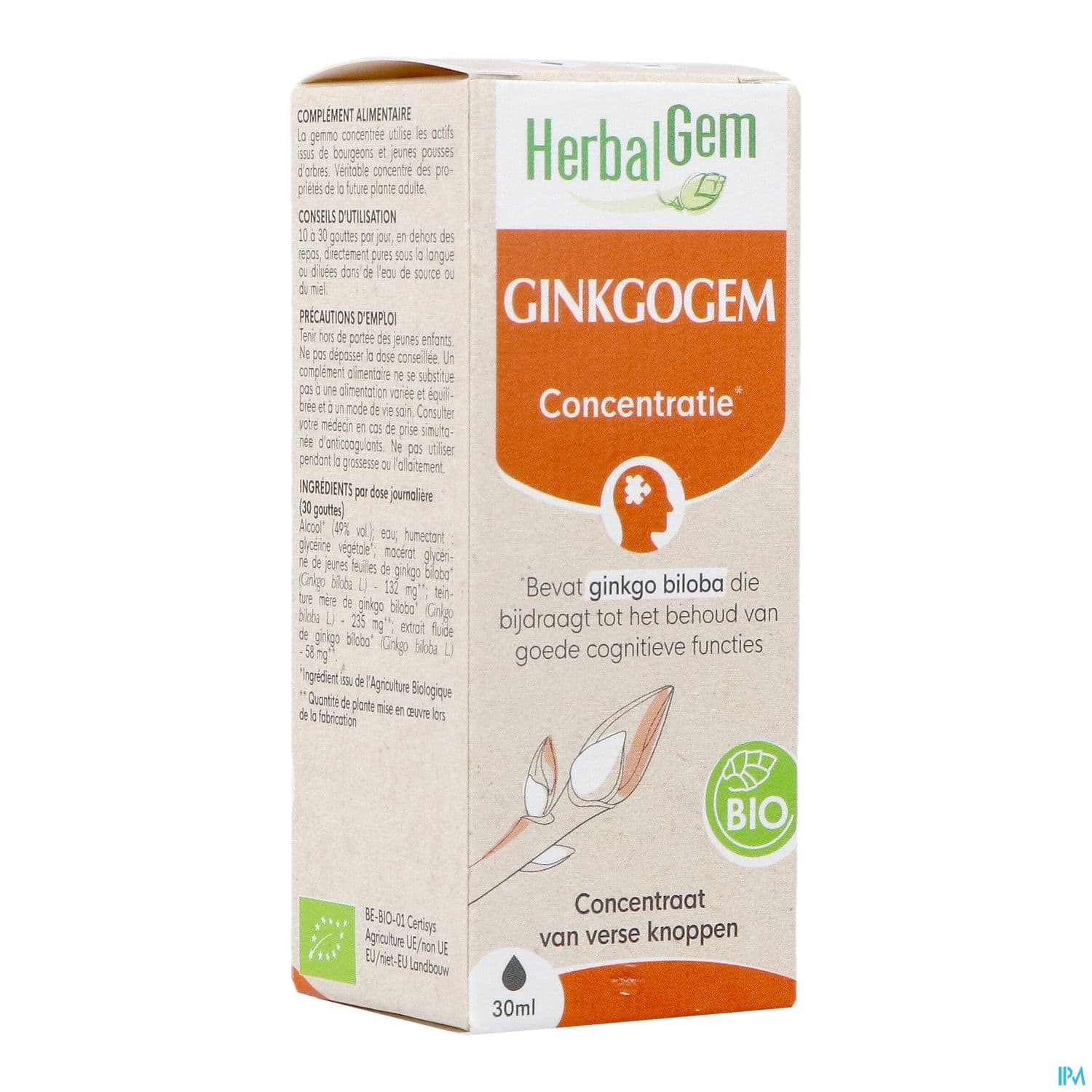 HERBALGEM GINKGOGEM BIO 30ML