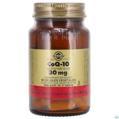 Solgar Coq 10 60mg Gelule Vegetale 30