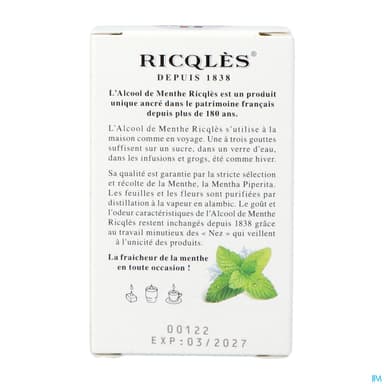 Ricqles Alcool De Menthe 30ml