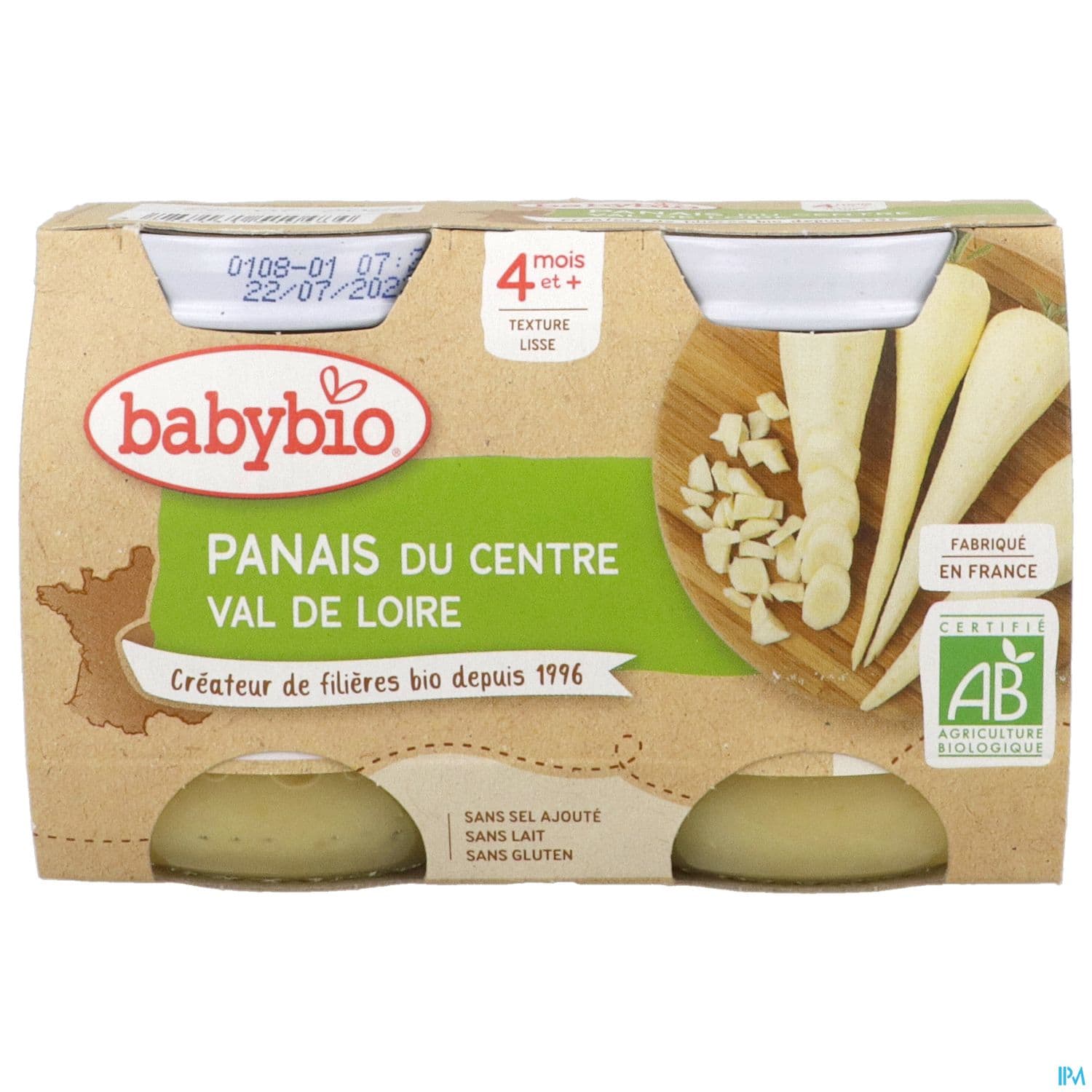 BABYBIO LEGUME PANAIS 2X130G