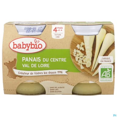 BABYBIO LEGUME PANAIS 2X130G