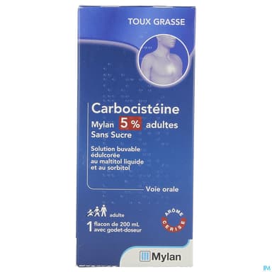 CARBOCISTEINE 5% VTS SOL S/S 200ML