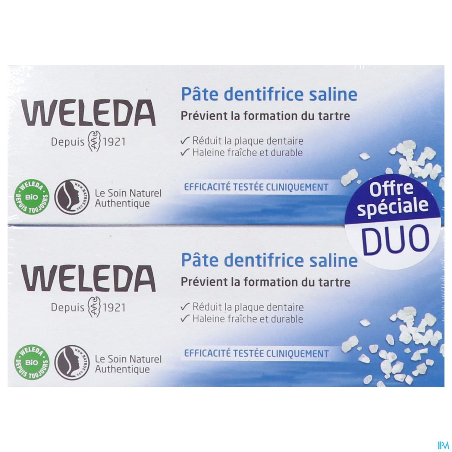 WELEDA PATE DENT SALINE 75ML X2
