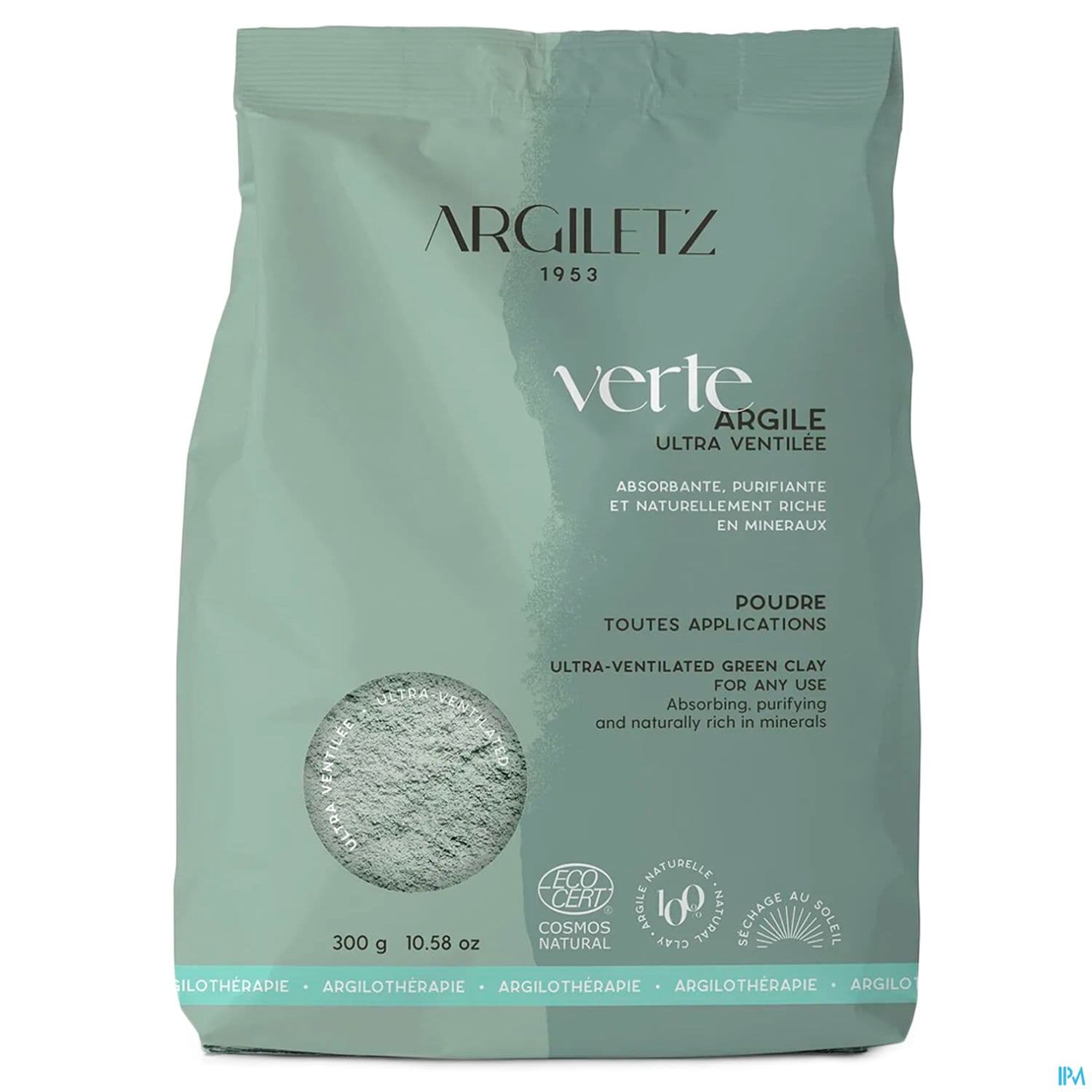 ARGILETZ PDR ARGILE VERTE ULTRA-VENT B/300G
