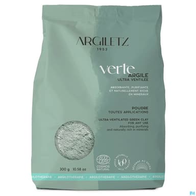 ARGILETZ PDR ARGILE VERTE ULTRA-VENT B/300G