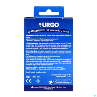 URGO INDISPENSABLES PANS MULTIX100