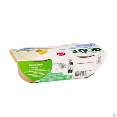 Good Gout Baby Bols Ecrase De Chou Fleur Pommes De Terre Et Colin D Alaska Bio 190g X2