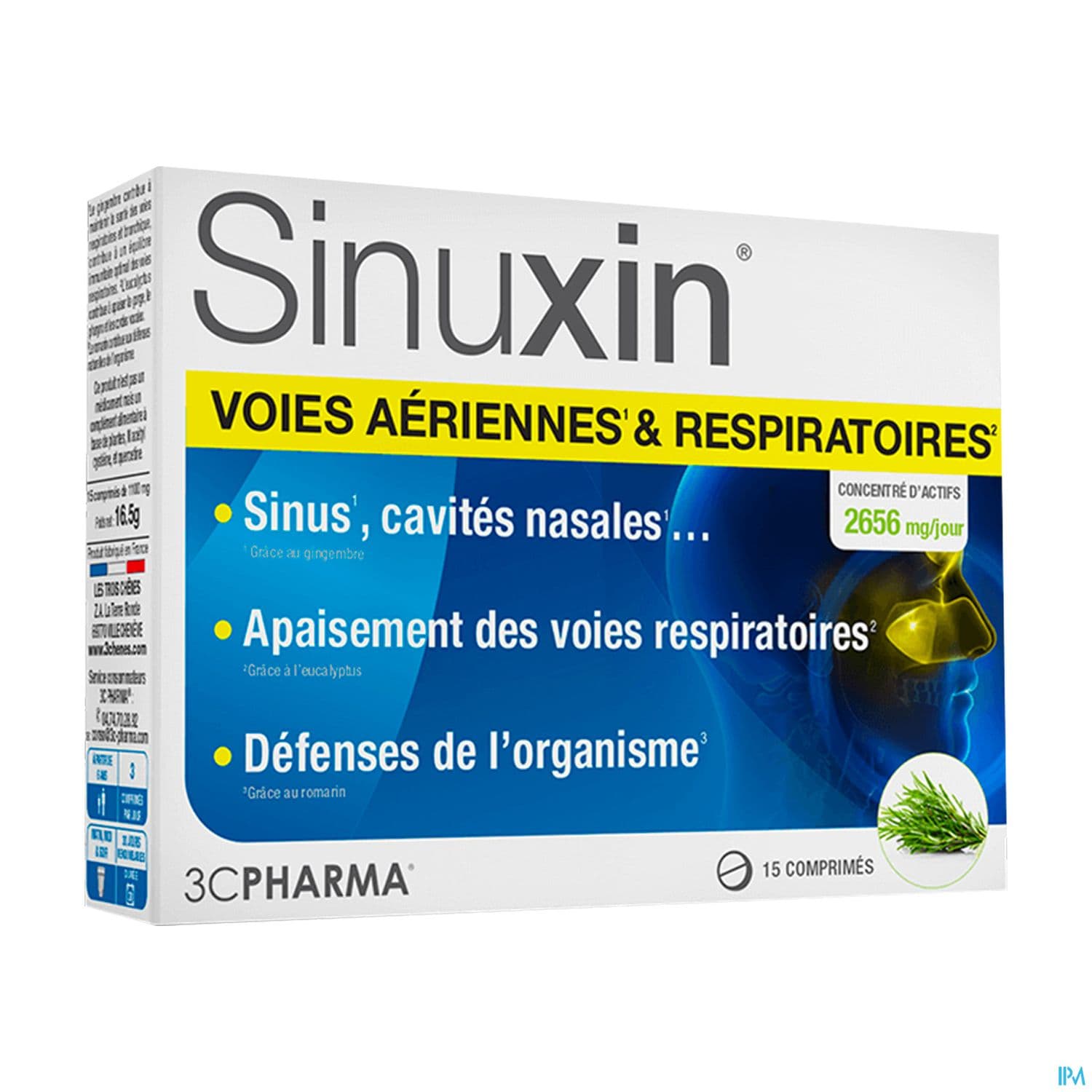 3c Pharma Sinuxin Comprime 15