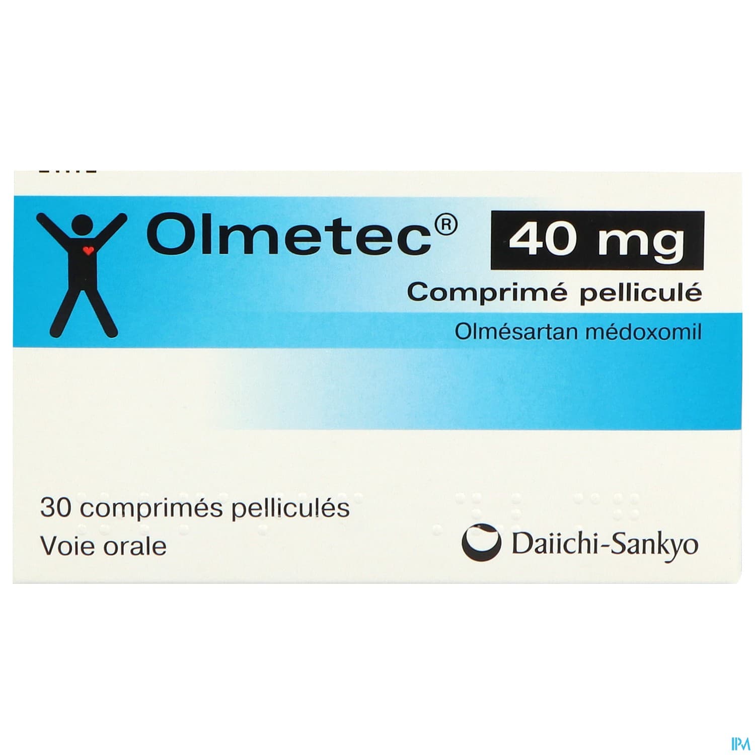 Olmetec 40mg Comprime 30