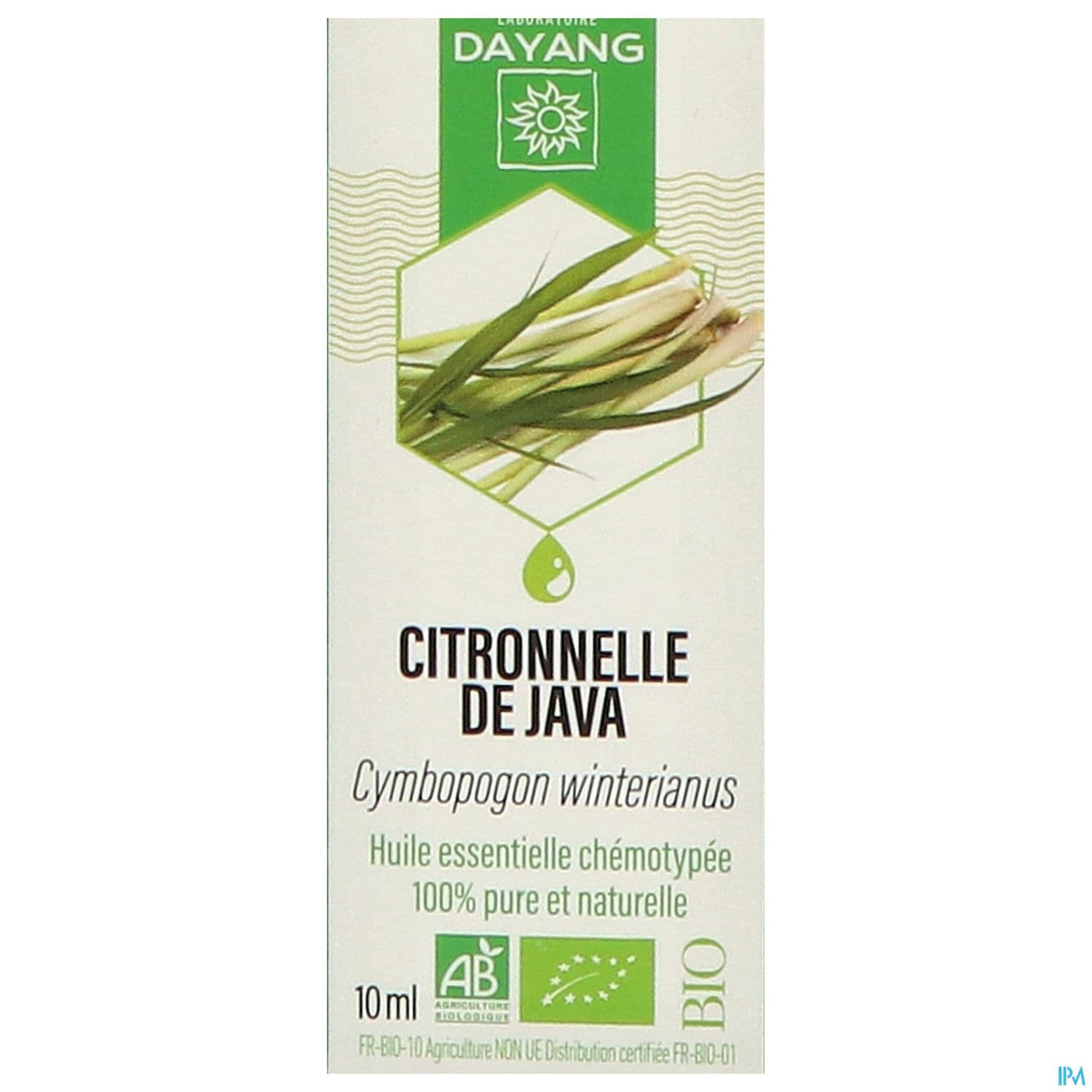 Dayang Huile Essentielle Citronelle De Java Bio 10ml