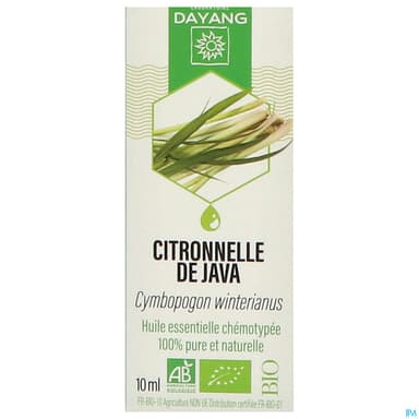 Dayang Huile Essentielle Citronelle De Java Bio 10ml