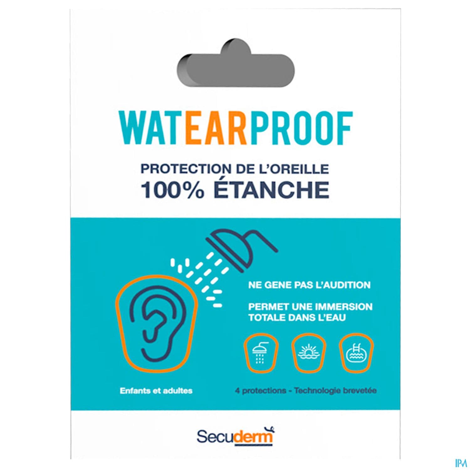 SECUDERM PROT OREIL WATERPROOF X4