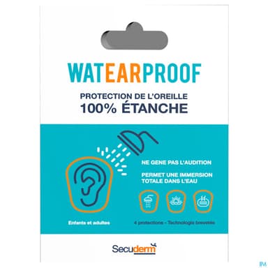 SECUDERM PROT OREIL WATERPROOF X4