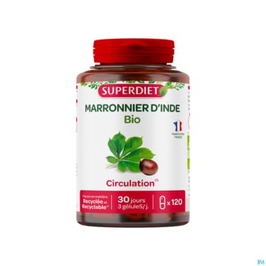 Superdiet Marronnier D Inde Bio Gelule 120