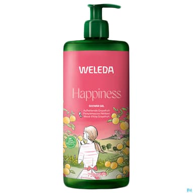 WELEDA GEL DCH HAPPINESS PAMP750ML