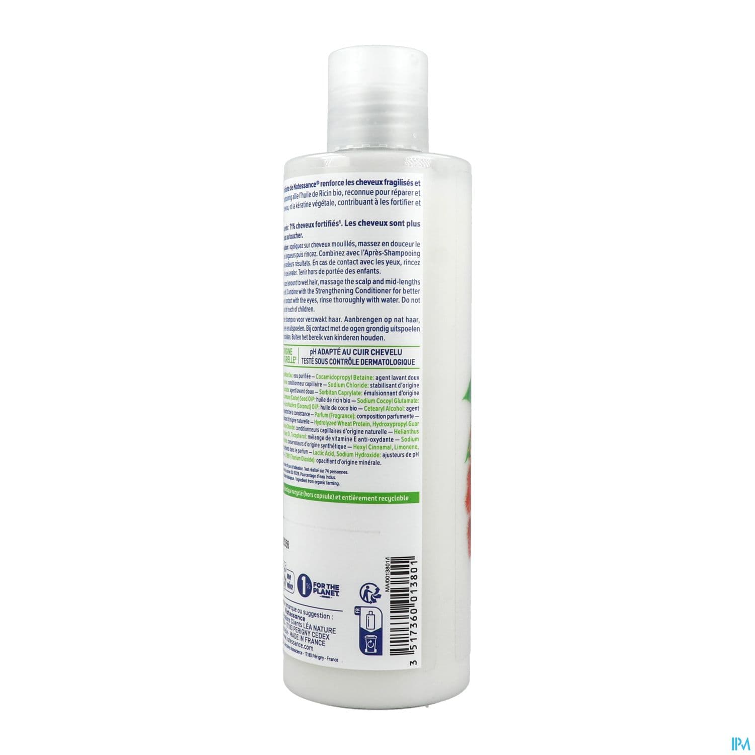 NATESSANCE SH REP RICIN/KERAT250ML