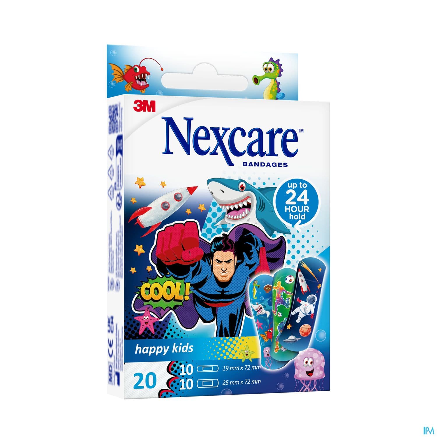 3m Nexcare Happy Kids Pansement Heros 20