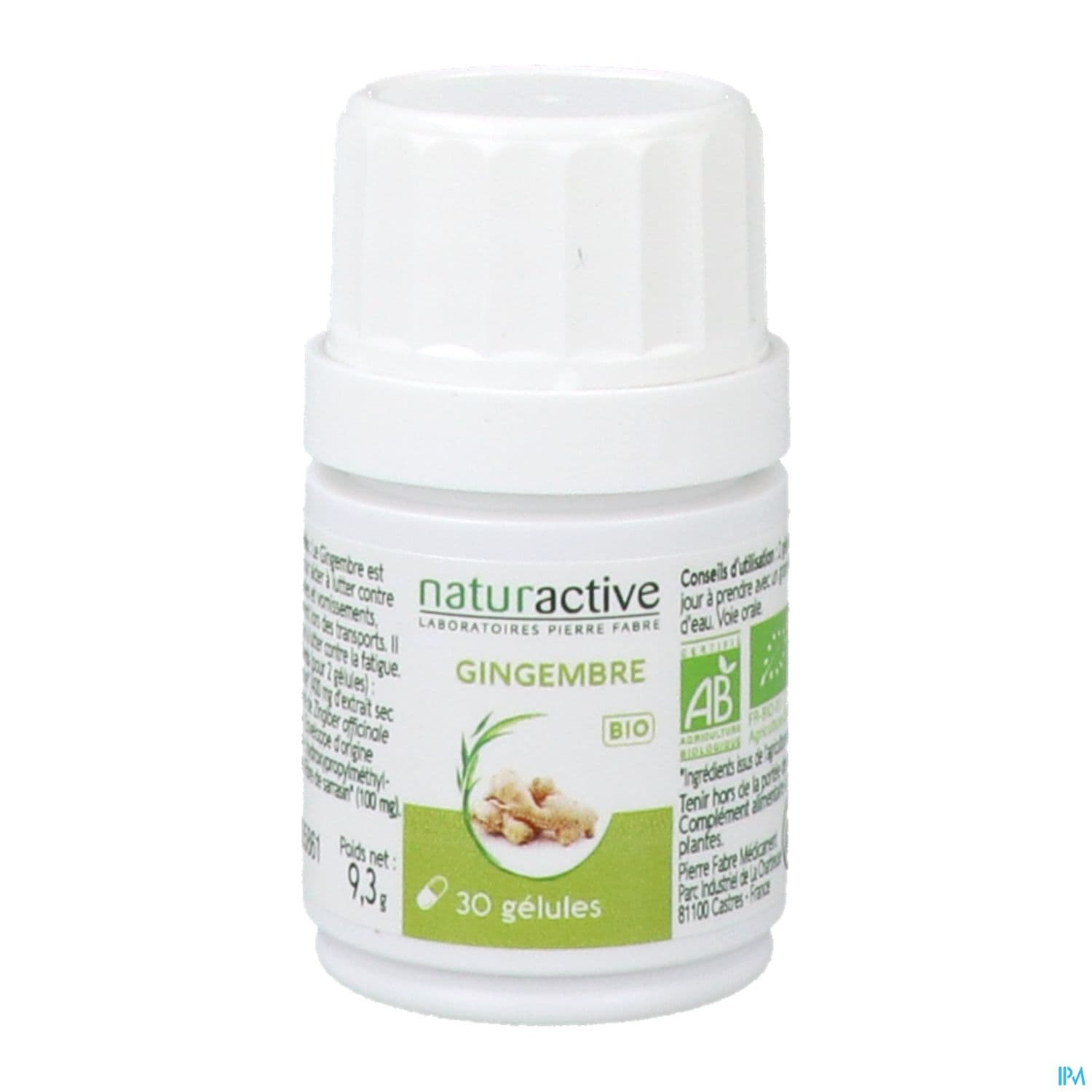 Naturactive Gingembre Bio Gelule 30